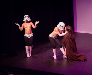 Illustration for article titled A Nude Hope is a Cheeky, Impudent Take on Star Wars Burlesque